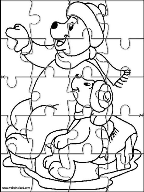 Animals jigsaw for kids printable drawing to cut out 232. Pin on puzzles