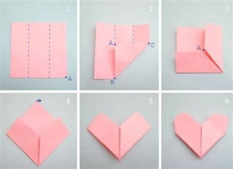 Origami Corazon Diagrama De Corazón Diagramas De Origami Origami