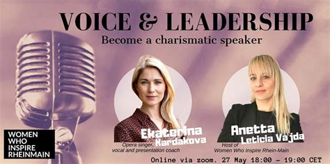 Voice And Leadership Become A Charismatic Speaker Station