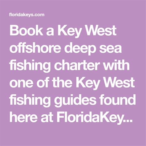 Book A Key West Offshore Deep Sea Fishing Charter With One Of The Key