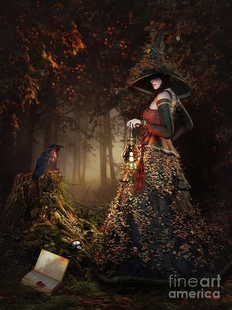 Wood Witch Digital Art By Shanina Conway Fine Art America