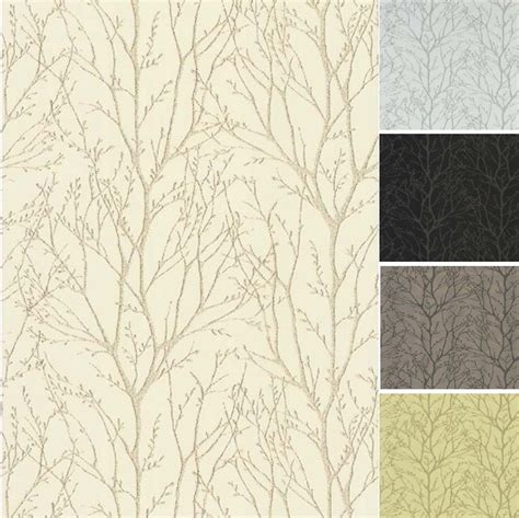 Fine Decor Delamere Luxury Forest Blossom Tree Branches Wallpaper 10m