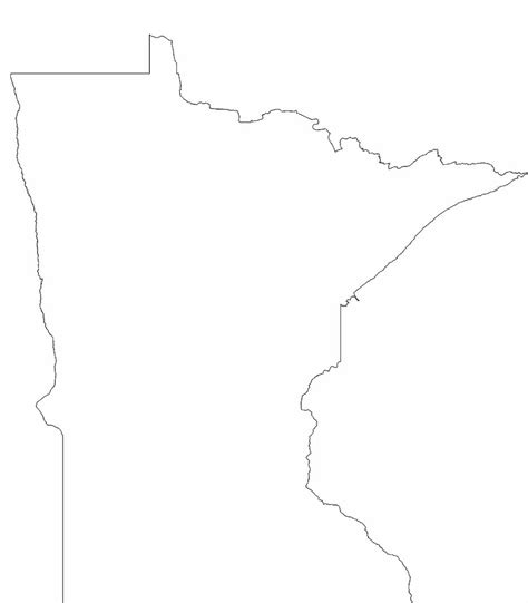 Blank Printable United States Map