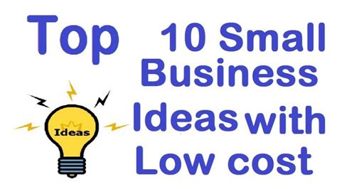 Top 10 Most Successful Business Ideas With Low Investment