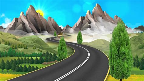 Detail Gambar Jalan Animasi Di Pegunungan Koleksi Nomer 2
