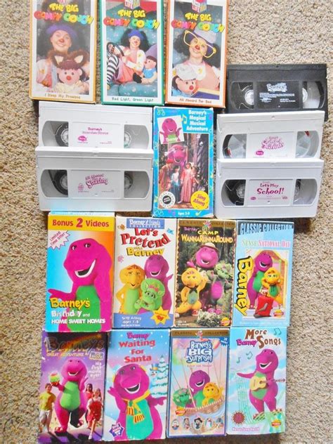 Lot Of Barney Vhs Tapes Barney And Friends Vintage Second Hand Sexiz Pix