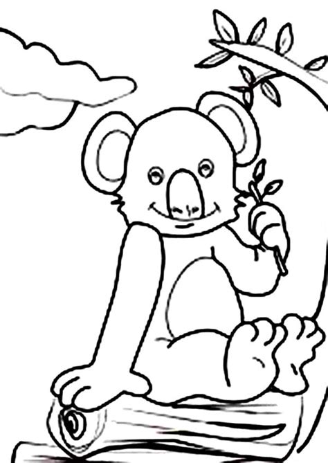 Dessin Koala 9461 Animaux à Colorier Coloriages à Imprimer