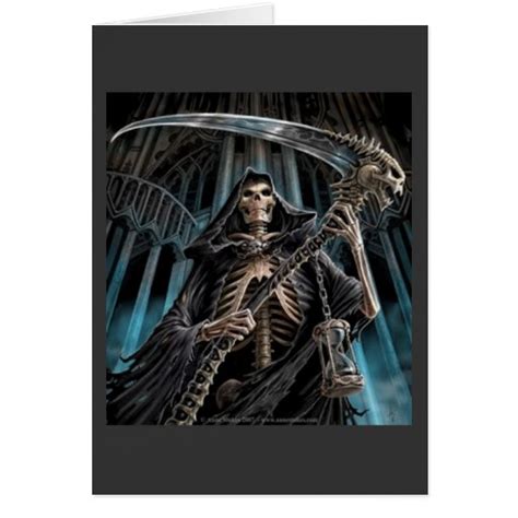 Grim Reaper Birthday Card Zazzle