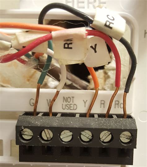 Ac Thermostat Wiring Thermostat Wiring To A Furnace And Ac Unit Color Code How It Works