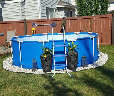 On the other side, it is a smart idea to grow the plant privacy screen. 10+ Popular Above Ground Pool Deck Ideas. This is just for ...