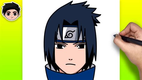 How To Draw Sasuke Uchiha From Naruto Really Easy Drawing Tutorial My