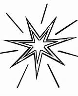 Star Coloring Shining Christmas Drawing Shooting Clipart Stars North Shine Nativity Colouring Template Sheet Getdrawings Getcolorings Printable Meditating Clipground sketch template