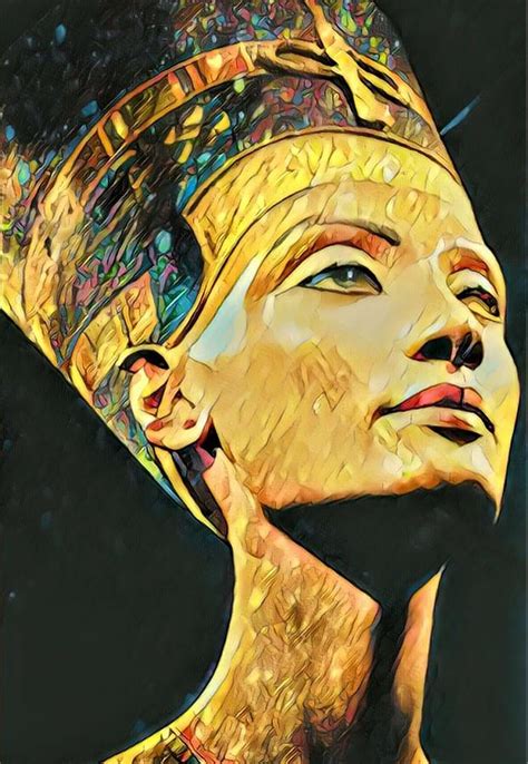 Queen Nefertiti Painting By Stephany Mika Pixels