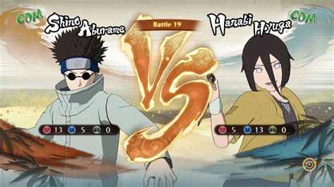 Naruto Shippuden Ultimate Ninja Storm 4 Young Shino Aburame Vs Hanabi