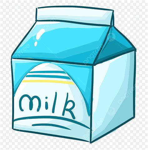 Fresh Clipart Vector A Box Of Fresh Milk Illustration Milk Clipart