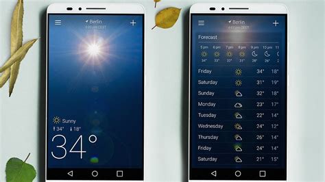 Set up an android phone to show temperatures. The best weather apps and widgets for Android | AndroidPIT