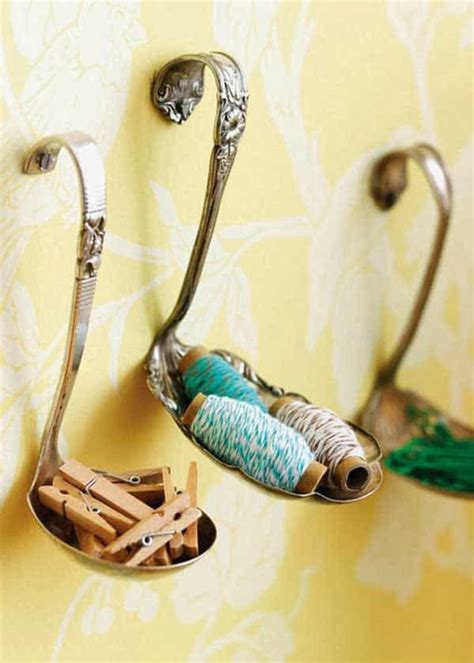 15 Awesome Ways To Repurpose Old Kitchen Items Part 1 Flatware