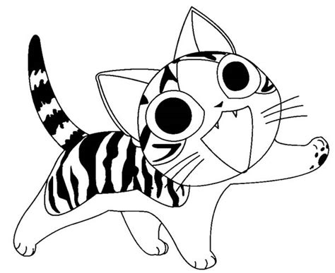 Plus de 100 pages à colorier de chats. Coloriage CHI, une vie de chat