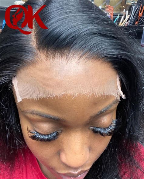 Queenking Hair X Super Hd Transparent Lace Brazilian Silky Straight