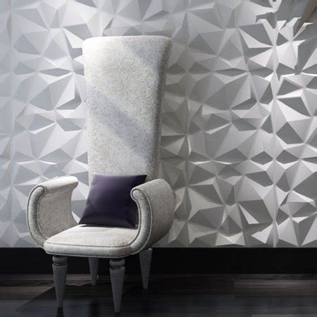 They are great solutions to ugly, stubborn problematic wall, ceiling or any surface that needs covering. Art3d Decorative 3D Wall Panels Textured Wall Art Diamond Design Pack of 12 Tiles 32 Sq Ft ...