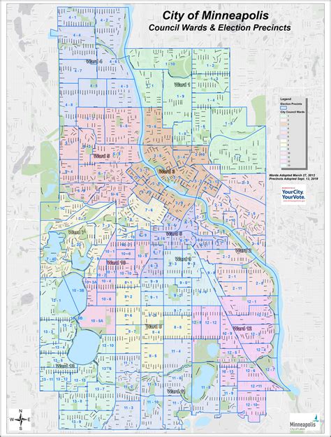 Minneapolis City Council Ward Map And Precincts Longfellow Nokomis