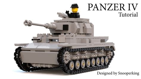 Lego Ww2 German Army Panzer Iv Tank Tutorial Warthunder Великая