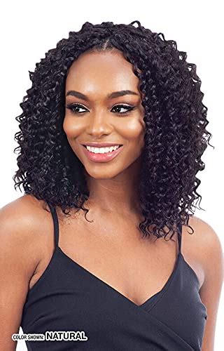 Amazon Com Freetress Braids Naked Percent Human Hair Pre Loop Type Crochet Braid Deep Curl