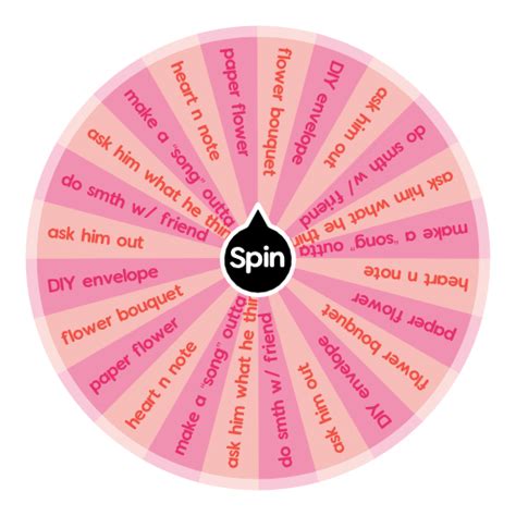 Valentines Day Ideas 💗 Spin The Wheel Random Picker