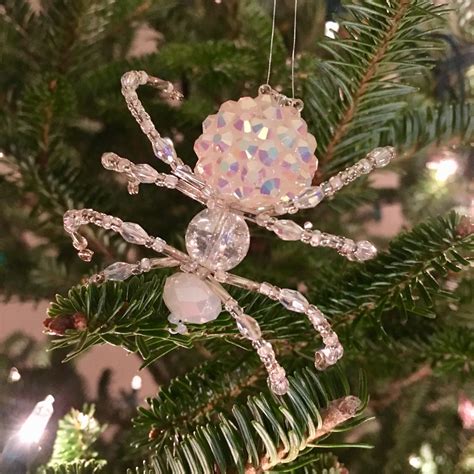 Christmas Spider By Dewcatdesigns Christmas Spider Beaded Spiders