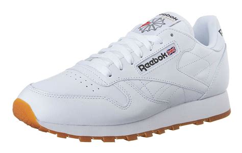Reebok Classic Leather White Gum Mens Running Tennis Shoes Item 49797
