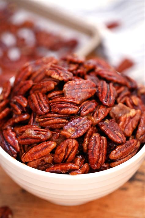 Easy Candied Pecans Recipe Video Sweet And Savory Meals