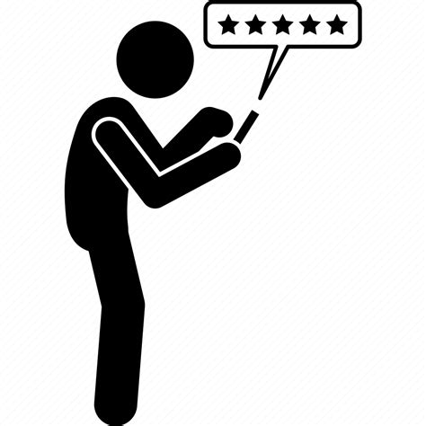 Rate Rating Review Reviewer Phone Stars Feedback Icon Download