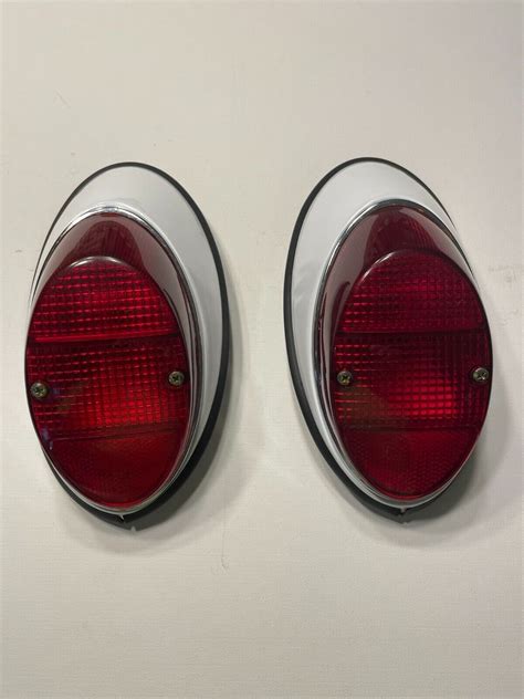 Tail Light Assembly Red Left And Right Side Volkswagen Vw Type1 Bug