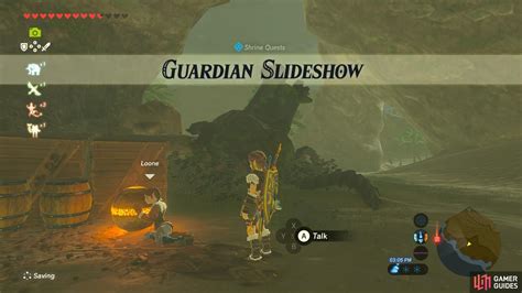 Guardian Slideshow Lake Region Shrine Quests The Legend Of Zelda