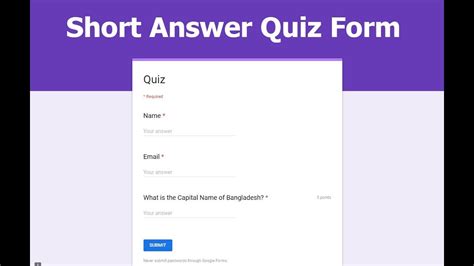 How To Make A Quiz In Google Forms Biointerchange