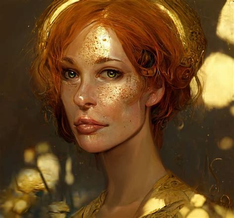 720p Free Download Golden Gantasy Art Yellow Face Head