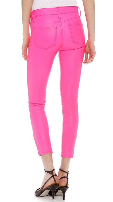 Pink Leather Pants Dresses Images