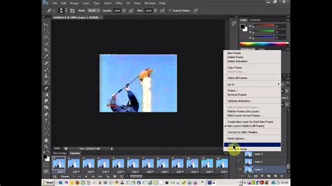 Photoshop Cs6 Tutorial Create Animated  From Video Clip Youtube