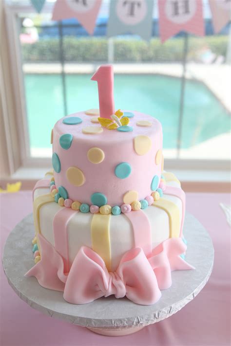 Bolo ♥ First Birthday Cakes Girl Cakes Cake