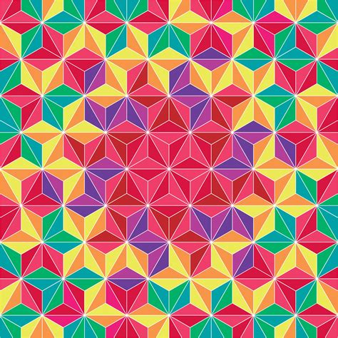 Colorful Triangle Geometric Pattern Background 194908 Vector Art At
