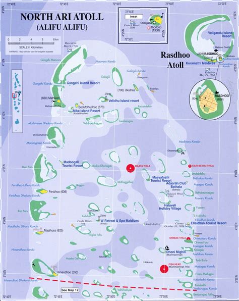 Maps Of Maldives Map Alif Alif Atoll