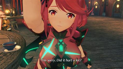 pyra is here to comfort you after loosing at challenge mode xenoblade chronicles