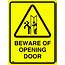 Warning  Beware Of Opening Door – Quill Safety