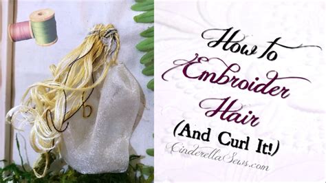 Install the app to follow my. How to Embroider Curly Hair Beginner Tutorial - YouTube