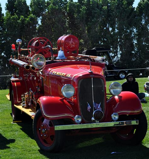 1934 Chevy Chassis Howe Fire Engine Built For And Ordered By A