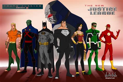 Young Justice Season 3 The Justice League Team By Dark Bub On Deviantart