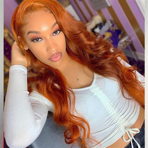 360 Frontal Wig Brazilian Ginger Blonde 13x6 Lace Front Human Hair Wigs