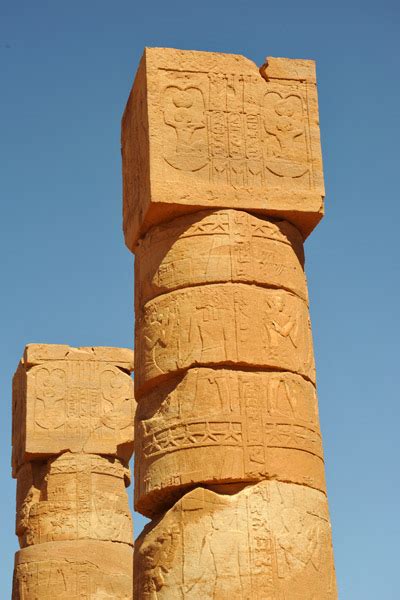 Columns Temple Of Amun Naqa Photo Brian McMorrow Photos At Pbase Com