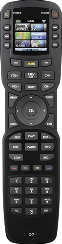 Best Buy Universal Remote Control 48 Device Universal Remote Black X 7