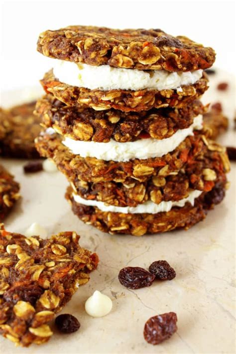 Very healthy for your heart! These Healthy Carrot Cake Cookies taste just like the ...